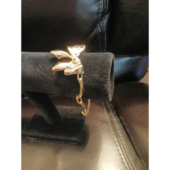 BOHO Gold Blow Bracelet Bows Popular Trend Core - Picture 7 of 8